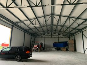 OCEĽOVÁ KONŠTRUKCIA HALY - MONTOVANÁ HALA 15x24x6m