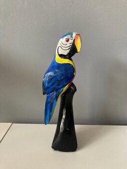 Soška papagaj Ara 26cm
