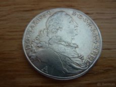Vzácny bavorský toliar 1775 A v krásnom stave