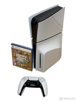 Playstation 5 Slim 1Tb + GTA5 - Pekný stav