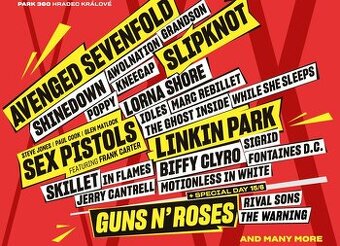 4-dňová vstupenka na festival Rock for People 2025