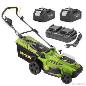 Aku kosačka Procraft + 2 batérie a nabíjačka