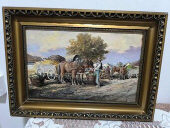 Gyula Gutahazy Németh - olejomaľba