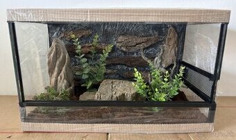 Zariadené terárium 50x30x30, 60x30x30 a 70x30x30