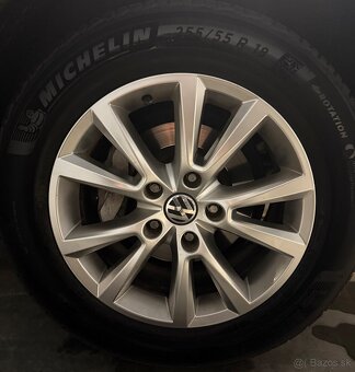 Originál VW 18” + minuloročné zimné pneu Michelin