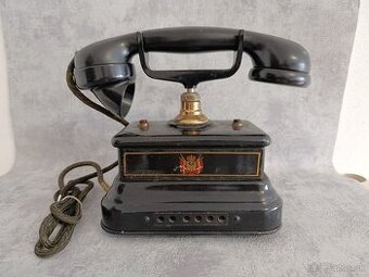 Velmi starý dánský telefon Jydsk z pošty z Kodaně. - 1