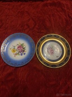 2× porcelánový tanier – ČSSR, EPIAG / Made in Czechoslovakia