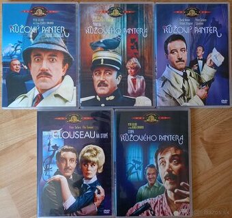 DVD Kolekcia Ruzovy Panter (5ks)