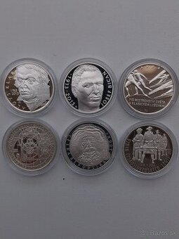 Mince strieborne 200 KČ Proof