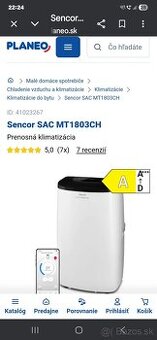 Predám mobilnú klimatizáciu