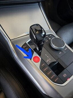 Bmw g20/g21 - červené štartovacie tlačidlo (nálepka)