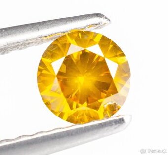 Prírodný diamant 0,35ct GRA fancy deep brownish-orange