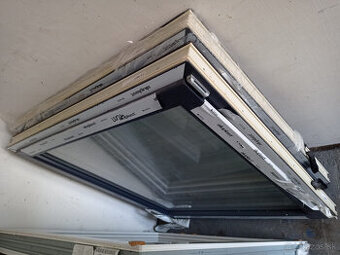 Plastové okno aluplast 1175x1250 antracitové