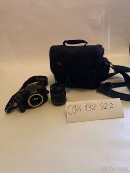 Canon EOS 600D + objektív 18–55mm IS + taška + nabíjačka