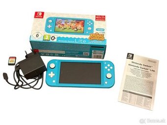 Nintendo switch lite Animal crossing edicia + fyzicka hra