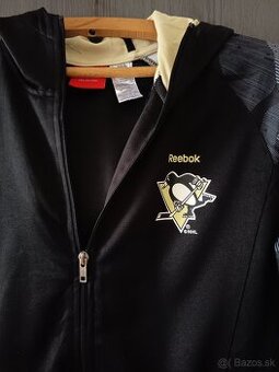Pittsburgh Penguins NHLReebok Red FullZip Microfleece Hoodie