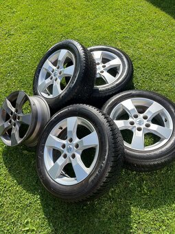 Zimné kolesá + náhradný disk - 1