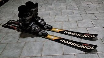Detské lyže Rossignol 130 cm + lyžiarky 39