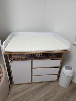 Prebalovacia komoda NICOLE, Dub sonoma