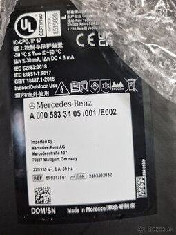 Mercedes Benz OEM A0005833405 Nabíjací kábel