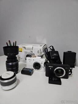 Nikon 1 V1 + J1 + oba objektívy