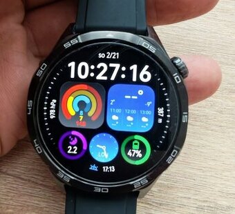 Huawei Watch GT5 46mm, black, top stav, zaruka