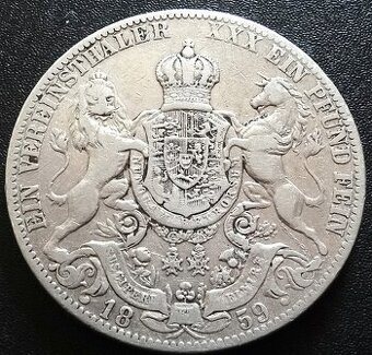 1 Vereinsthaler 1859 Hannover