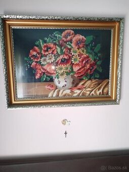 Starý obrázok zachovalom stave na predaj. 108x80 cm