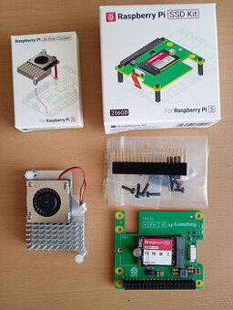 Raspberry Pi SSD Kit pro Raspberry Pi 5 - 256 GB + cooler