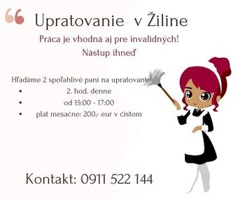 Upratovanie ŽILINA