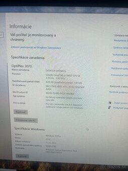 Počítač OptiPlex 3070 Micro