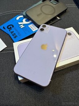 Apple iPhone 11 64GB Fialový - TOP stav