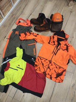 Predám, pilčícke topánky, montérky stihl, prilbu stihl - 1