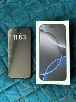 Predám Apple iPhone 16 pro Max 256gb Titanium black - 1