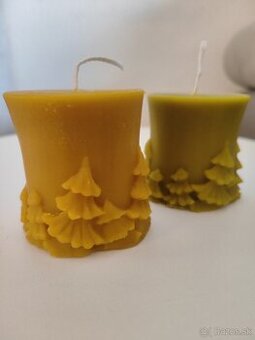 Ručné robené vcelovoskove sviečky