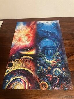 Predam puzzle trefl 21000ks poskladane