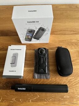 Akčná kamera Insta 360 X4 + príslušenstvo