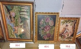 Predám vyšívané obrazy