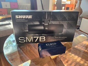 Shure SM7B nový s XLR káblom