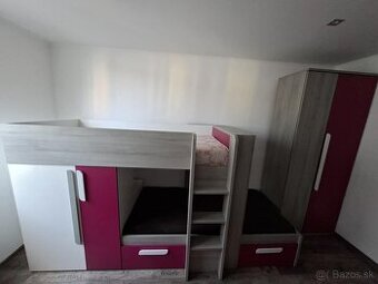 Detská poschodová posteľ