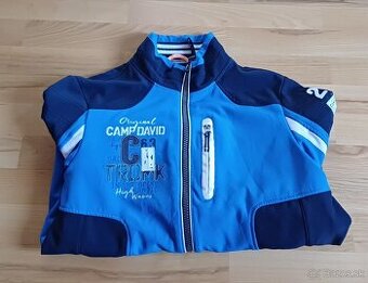 Camp David modrá flisová