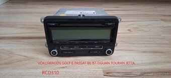 original autorádio RCD310 volkswagen golf 6,passat B6 B7