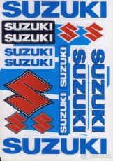 Predám sadu nálepiek moto Suzuki 3