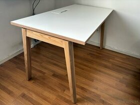 Dizajnový počítačový stôl NOVA WOOD 140x70cm