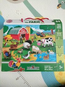 Predám veľké puzzle Farma
