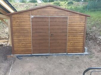 Plechová garáž 4x3m