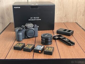 Fujifilm X-S10 + príslušenstvo