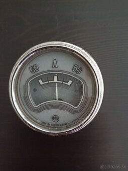Ampérmeter +- 50 A Tatra Praga
