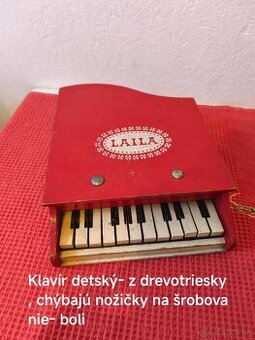 Retro piano detský