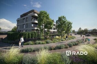 RADO | Rezidencia Karpatská A.2G, 2i byt 54,5m2 s terasou 5,
